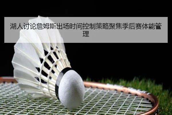 湖人讨论詹姆斯出场时间控制策略聚焦季后赛体能管理 | kaiyun